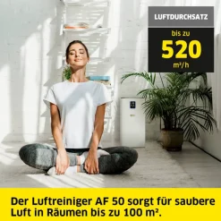 Luftreiniger 'AF 50' weiß 45 W, 520 m³/h