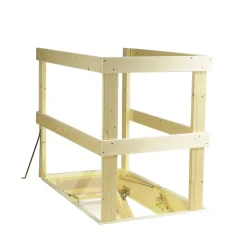 Lukenschutzgeländer für Bodentreppen Fichte 130 x 70 x 100 cm