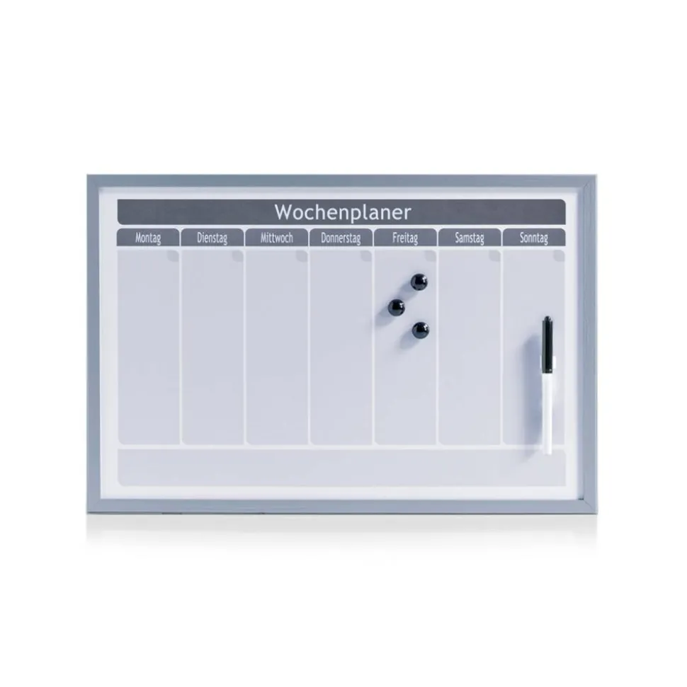 Magnettafel alugrau 59 x 39,5 cm