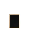 Magnettafel schwarz/naturfarben 40 x 30 x 1,3 cm
