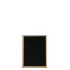 Magnettafel schwarz/naturfarben 40 x 30 x 1,3 cm