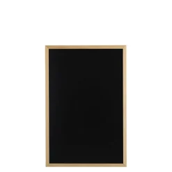 Magnettafel schwarz/naturfarben 60 x 40 x 1,3 cm