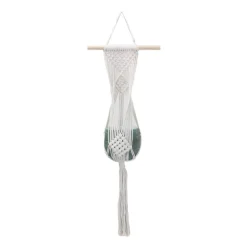 Makramee-Hängeampel Baumwolle für Töpfe von Ø 12 - 15 x 13 cm
