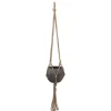Makramee-Hängeampel Jute für Töpfe von Ø 15 - 17 x 15 cm