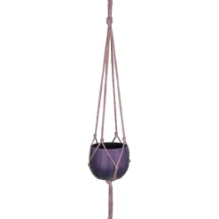 Makramee-Hängeampel Jute für Töpfe von Ø 17 - 20 x 17 cm