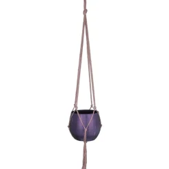 Makramee-Hängeampel Jute für Töpfe von Ø 17 - 20 x 17 cm