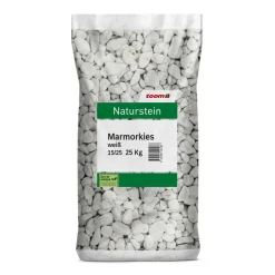 Marmorkies weiß 15/25 mm 25 kg