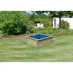 Massivholzpool 'Modell Minipool' 200,5 x 78 x 223 cm