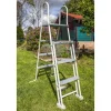 Massivholzpool-Set 'Lili 2' Ø 280 x 107 cm mit Sicherheitsleiter und Aqualoonfilter