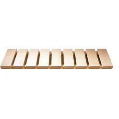 Massivholzsauna 'Ricarda' naturbelassen mit bronzierter Tür 9 kW Ofen externe Steuerung Easy 236 x 184 x 209 cm