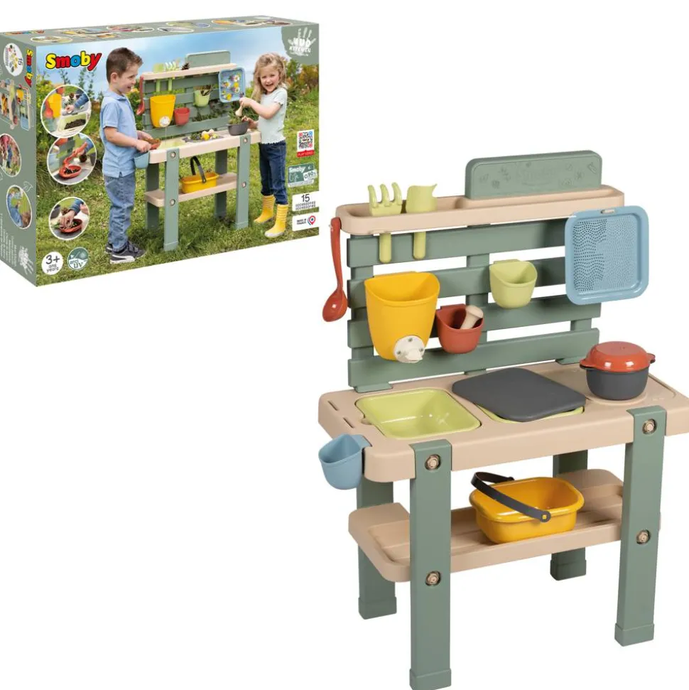 Matschküche mehrfarbig 72 x 75,4 x 36 cm