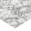 Matte "Comfort" Marmor-Optik weiß-grau 200 x 65 cm