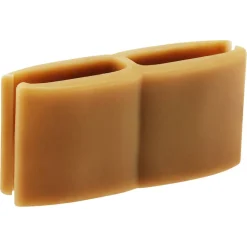 Mattenverbinder Kunststoff teakfarben 4 Stück