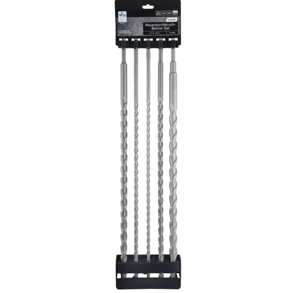 Mauerdurchbruch-Bohrer-Set Ø 10-25 x 600 mm 5-teilig