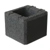 Mauerstein 'Planomur' anthrazit 25 x 25 x 20 cm