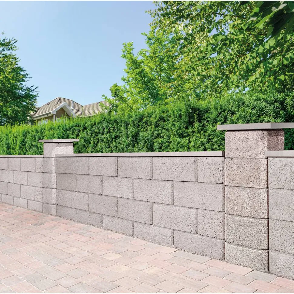Mauerstein 'Planomur' Beton grau 50 x 25 x 20 cm