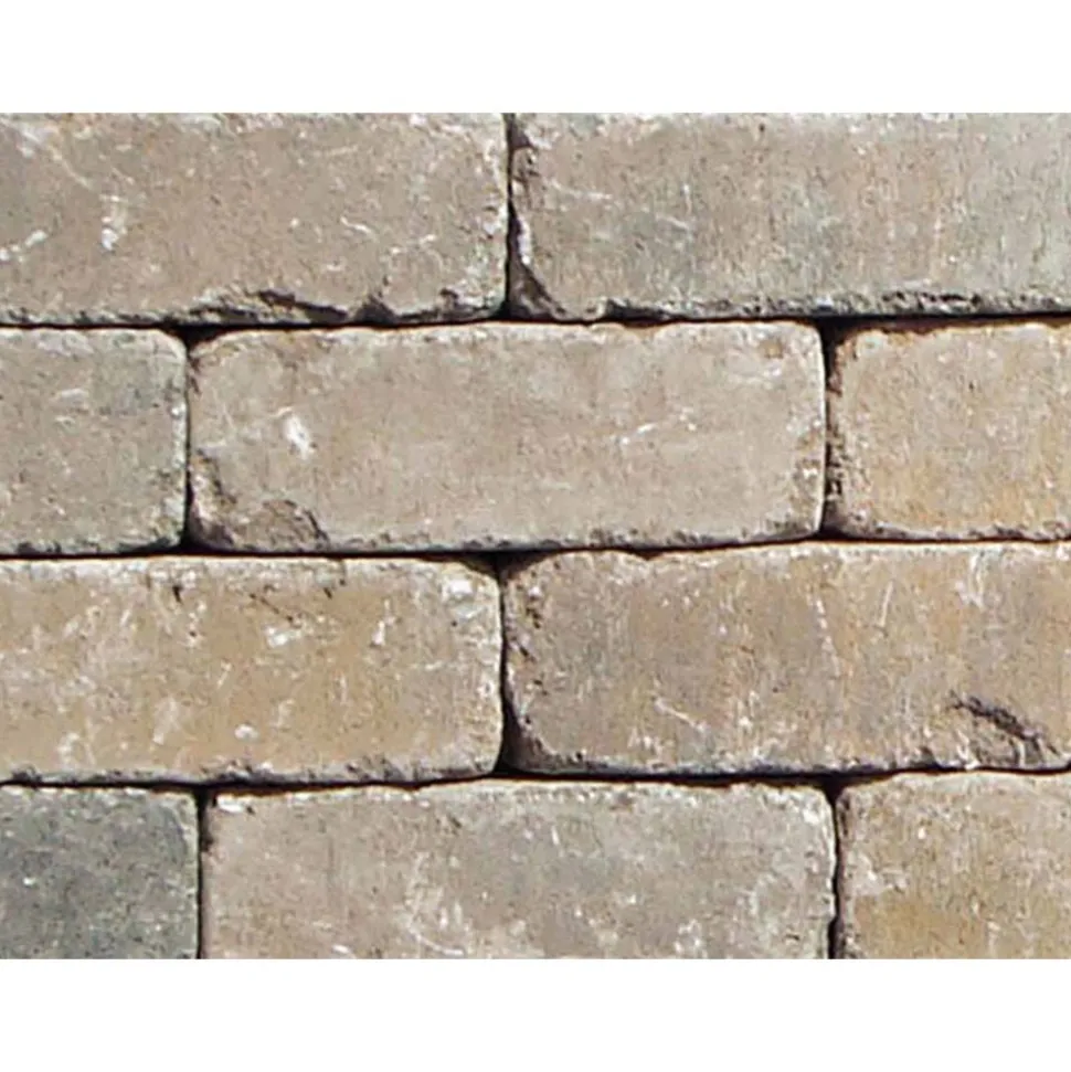 Mauerstein 'T-Wall Aged' Beton muschelkalkfarben 30 x 10 x 10 cm