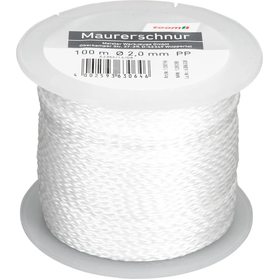 Maurerschnur weiß Ø 2 mm x 100 m