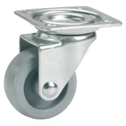 Möbel-Lenkrolle mit Platte 36 mm