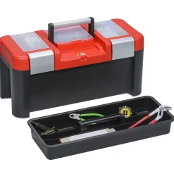 McPlus Profi-Werkzeugkoffer 'Alu 25' rot/schwarz 64 x 29 x 29,5 cm