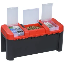 McPlus Profi-Werkzeugkoffer 'Alu 25' rot/schwarz 64 x 29 x 29,5 cm