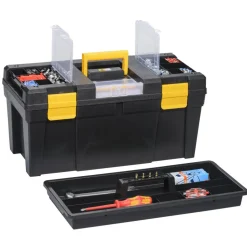 McPlus Werkzeugkoffer 'Promo 23' schwarz/gelb 58 x 28 x 28 cm