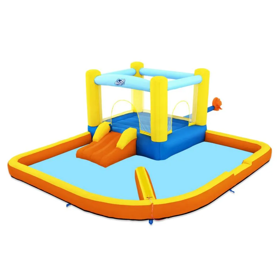 Mega-Wasserpark 'H2OGO!® Beach Bounce' mit Dauergebläse, 365 x 340 x 152 cm