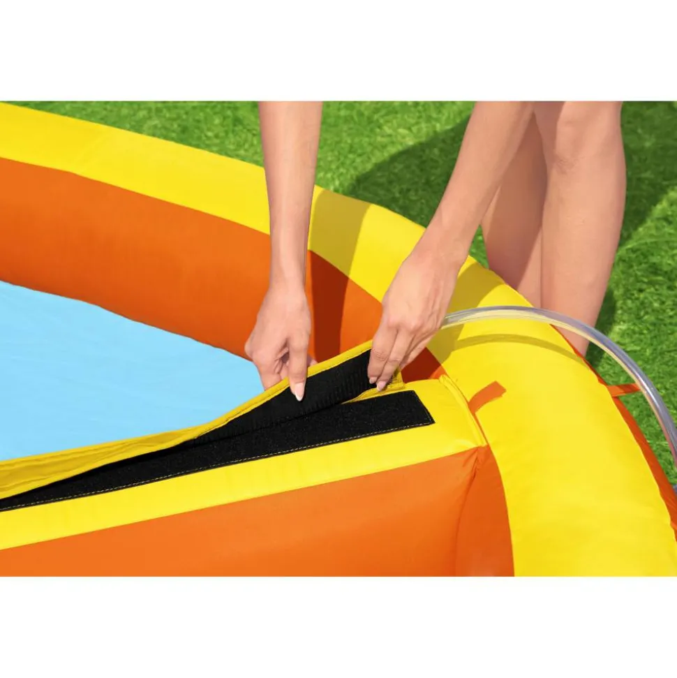 Mega-Wasserpark 'H2OGO!® Beach Bounce' mit Dauergebläse, 365 x 340 x 152 cm