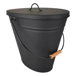 Mehrzweckeimer schwarz matt 18,5 l mit Deckel