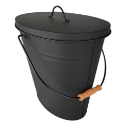 Mehrzweckeimer schwarz matt 12,5 l mit Deckel