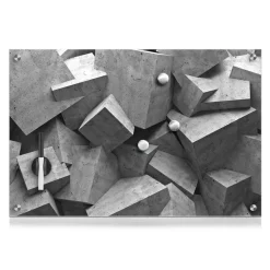 Memoboard 'Cubes' 60 x 40 x 1,6 cm
