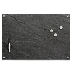 Memoboard 'Schiefer' anthrazit 60 x 40 x 1,6 cm