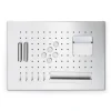 Memoboard silbern 50 x 35 x 1,5 cm