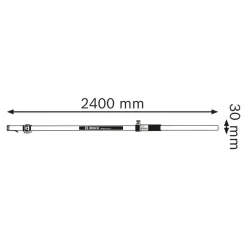 Messlatte 'GR 240 Professional' 240 cm