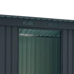 Metallgerätehaus 'Leipzig II 84' anthrazit 217 x 110 x 174 cm