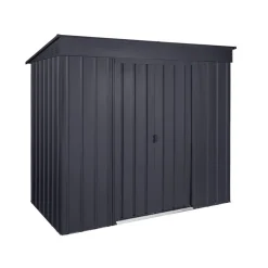 Metallgerätehaus 'Skillion S84' anthrazit 234 x 113 cm