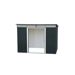 Metallgerätehaus 'Skylight' anthrazit/weiß 263,5 x 184,3 x 201,8 cm
