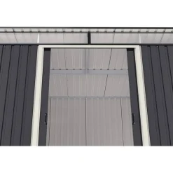 Metallgerätehaus 'Skylight' anthrazit/weiß 263,5 x 184,3 x 201,8 cm