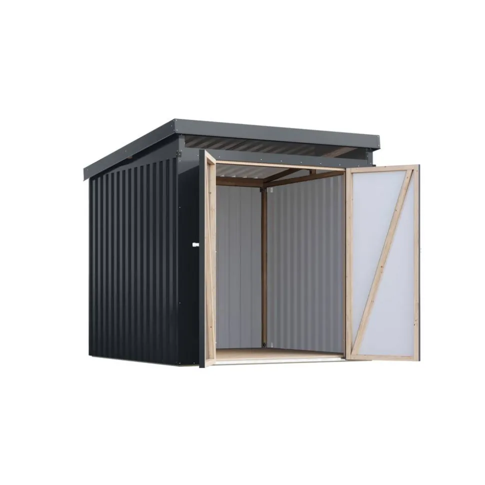 Metallgerätehaus 'Taurus 2' anthrazit 207 x 213 x 209 cm