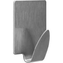 Metallhaken 'Eckig' silbern, 2er Set
