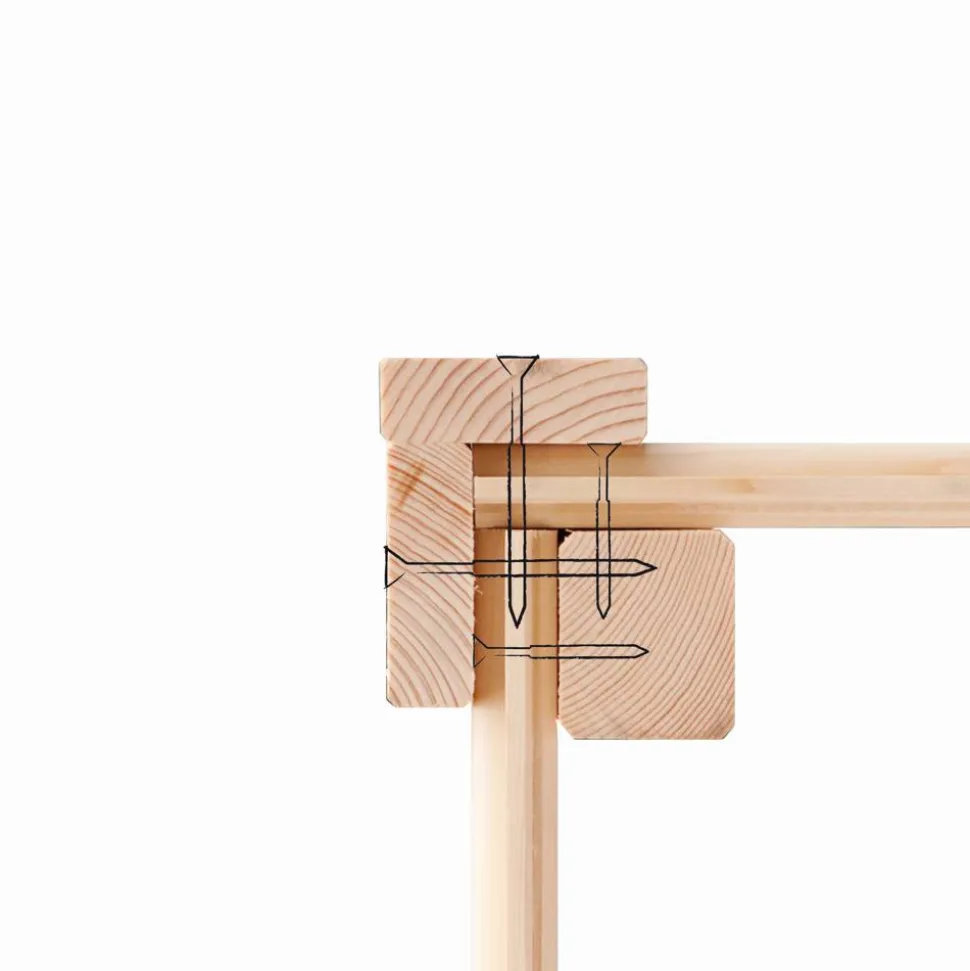 Metall-Holzgartenhaus 'Komet C' anthrazit Doppelflügeltür 228,5 x 235x 208,5 cm