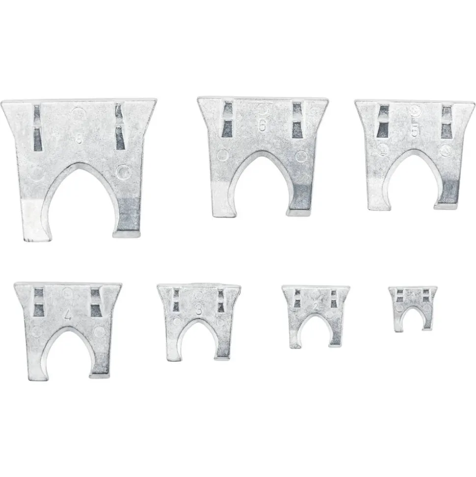 Metallkeile-Set für Hammerköpfe 10-tlg.