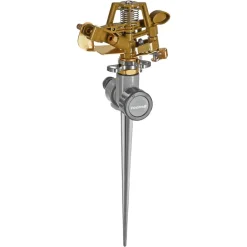 Metall-Kreisregner gold/silbern bis 360°