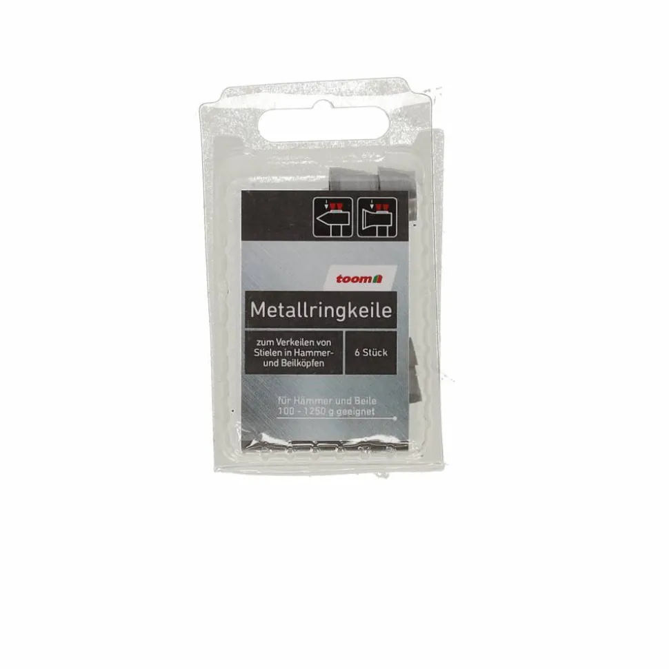 Metallringkeile-Set 6-teilig Ø 7, 8, 10, 12, 2 x 15 mm