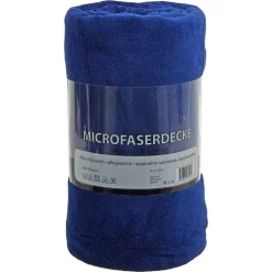 Microfaserdecke 200 x 150 cm blau