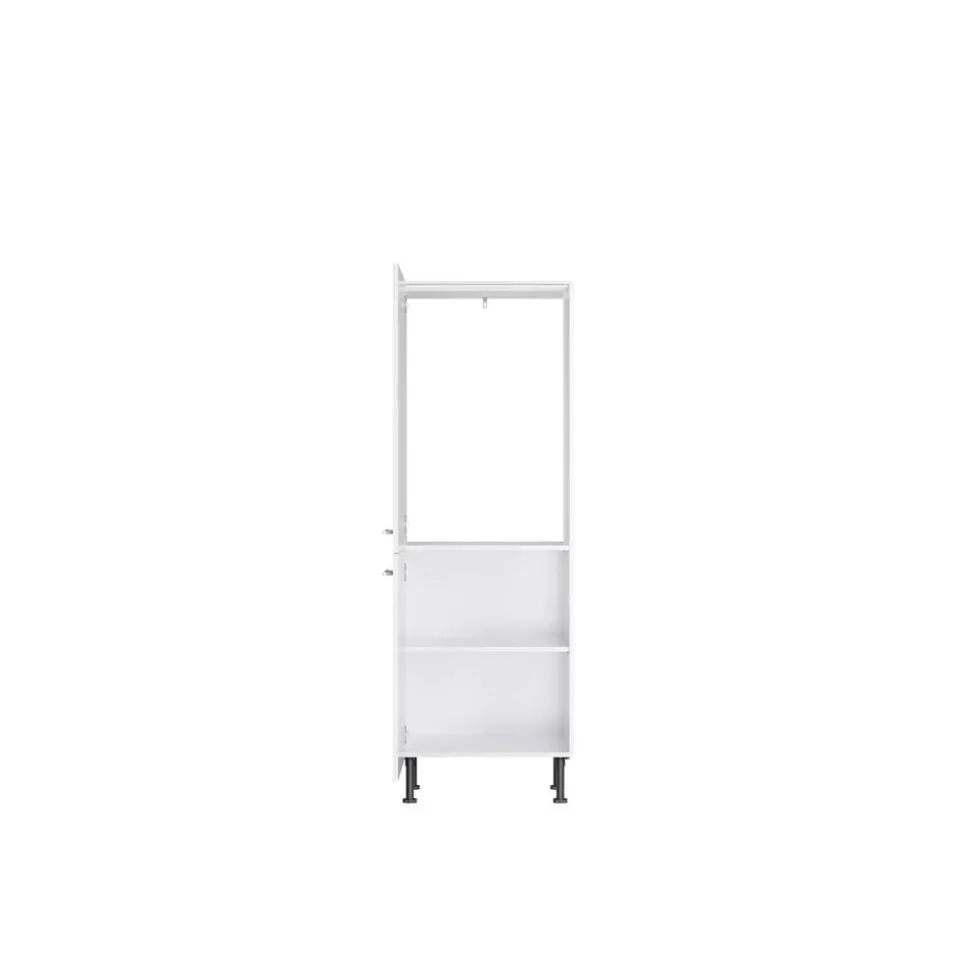 Midischrank für Einbaukühlschrank 'Optikomfort Bengt932' weiß 60 x 176,6 x 58,4 cm