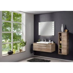Midischrank 'Stanford ' braun furniert 42 x 106 x 32 cm