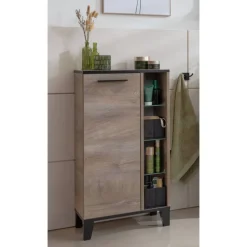Midischrank 'TE-A' nature oak 47 x 94,2 x 32 cm