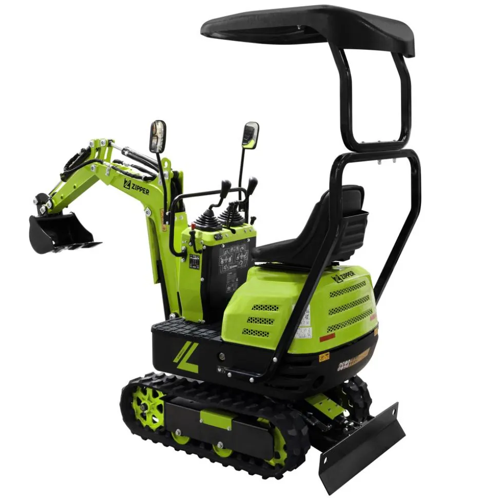 Mini-Bagger-Set 'ZI-MBG600S7' 6,8 kW