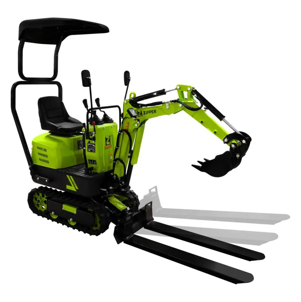 Mini-Bagger-Set 'ZI-MBG600S7' 6,8 kW